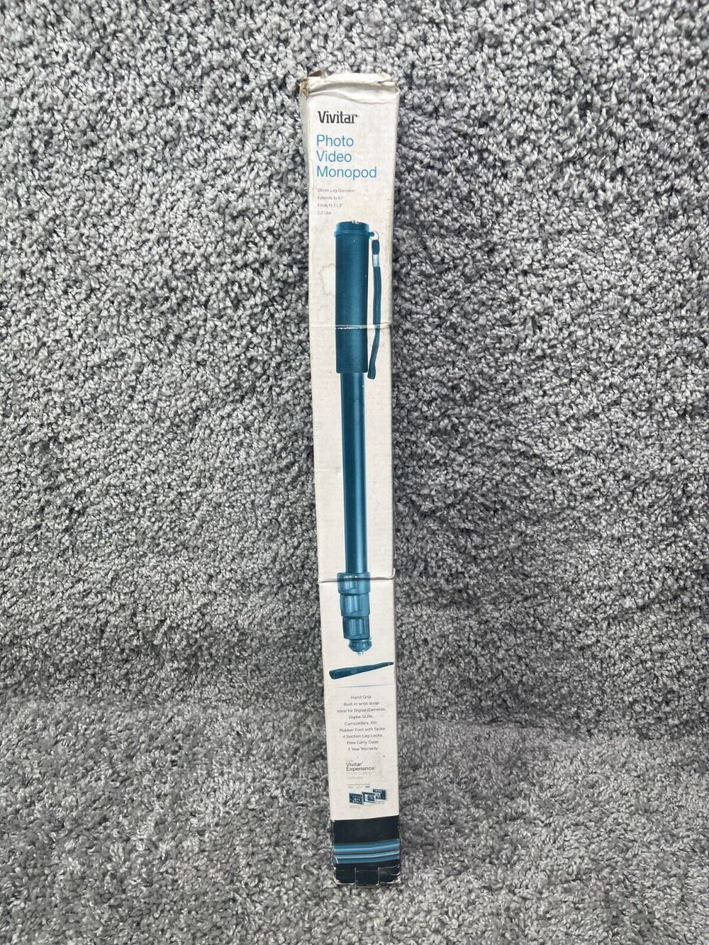 Vivitar Photo Video Monopod With Case 28mm 67"